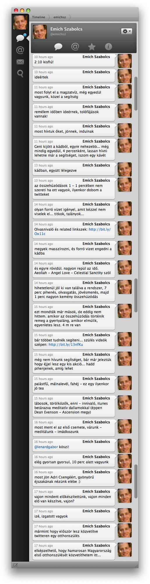 Születés twitt Születés twitt